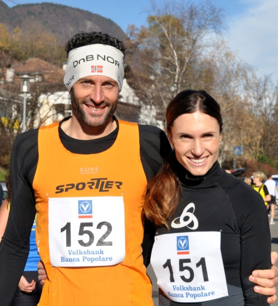 Die schnellste Paar der Mixed-Kategorien: Renate Rungger und Edi Lahner