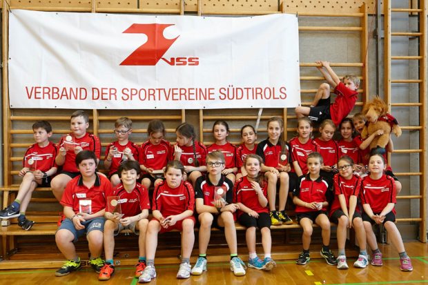 die Teilnehmer an der Kinderolympiade des ASC Berg