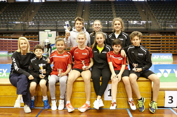 Gruppenfoto beim Superseries Turnier in Bozen