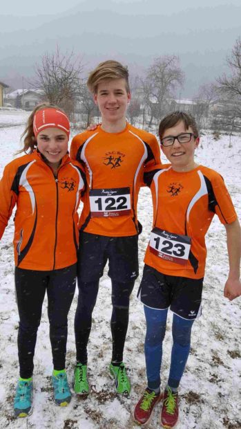 Lena Göller, Alexander Malfer und Leon Pichler 