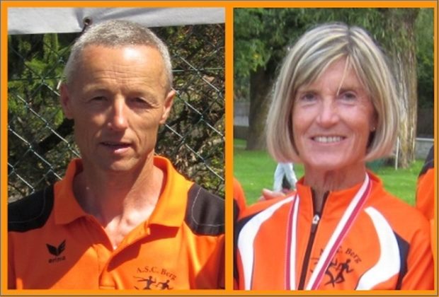 Die beiden Sieger des Laufcups 2018: Peter Riffesser und Marlene Zipperle